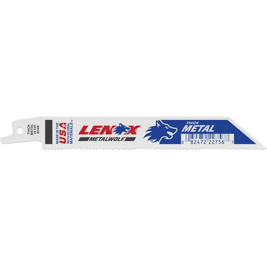 Lame de scie alternative Lenox® bimétal, 14 TPI, 15,24 cm L x 1,91 cm l