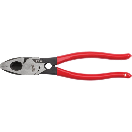 Lineman's Dipped Grip Pliers with Thread Cleaner
