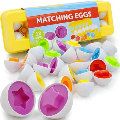 Jouet Éducatif Bébé Apprentissage Smart Egg Jeux Formes Tri Jouets Montessori pour Enfants