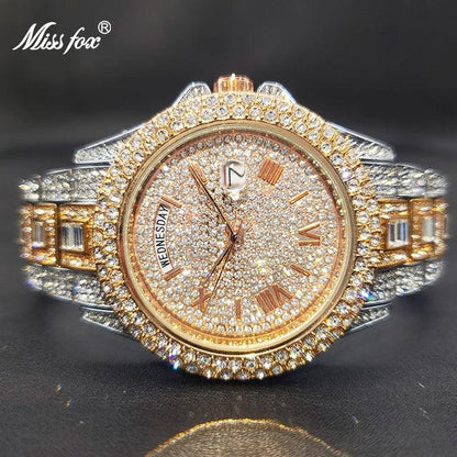 Diamond Studded Luxury Men Watch