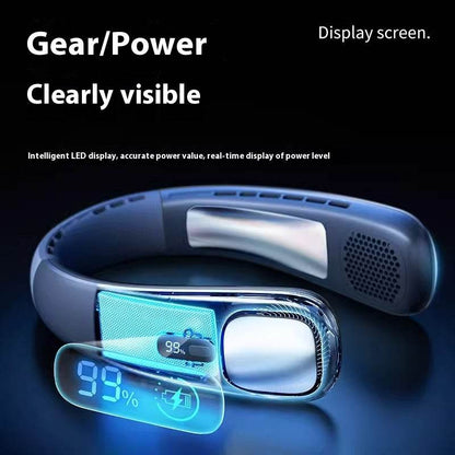 Super cool Rechargeable Bladeless Halter Neck Fan