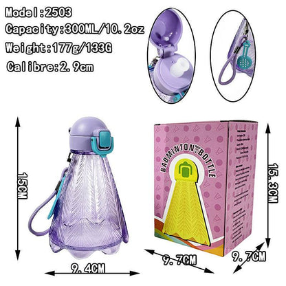 Badminton cup Kids Cartoon 3l water bottles with straw