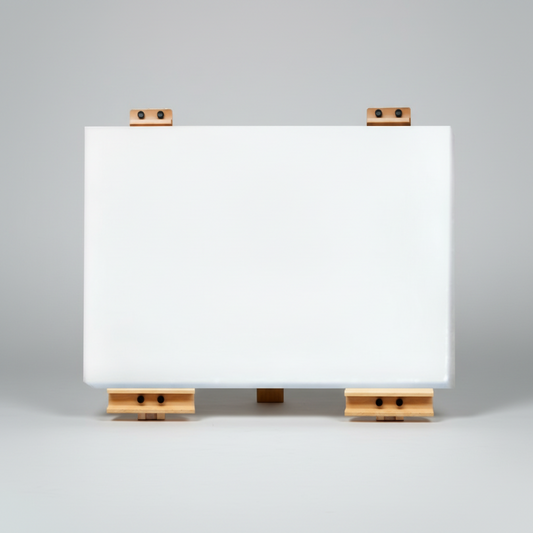 Set of 2 Adjustable Wooden Wall Easel - Accomodates Canvases up to 60"