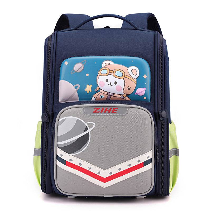Sac à dos cartable grande capacité avec soutien dorsal