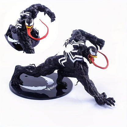 1pc Disney Venom and Carnage Action Figure - Officially Licensed Collectible with Intricately Detailed Design, High-Quality PVC Material, and Action-Packed Dynamic Crouching Pose - Perfect for Bedroom Desk or Shelf Decor