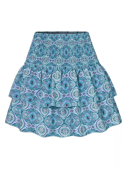 Leisure Versatile Lotus Leaf Women's Mini layered Skirt