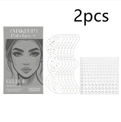 Glitter freckles - Speckles Makeup Patches  - Easy Freckles