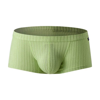Otopx Men's Low Waist Boxer Briefs with Pouch Breathable Underwear