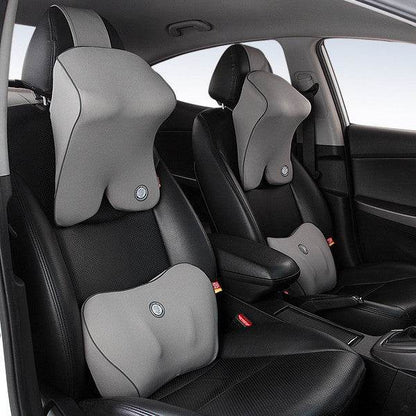 Adjustable Driving back Support Lumbar pillow and Neck support 2pcs