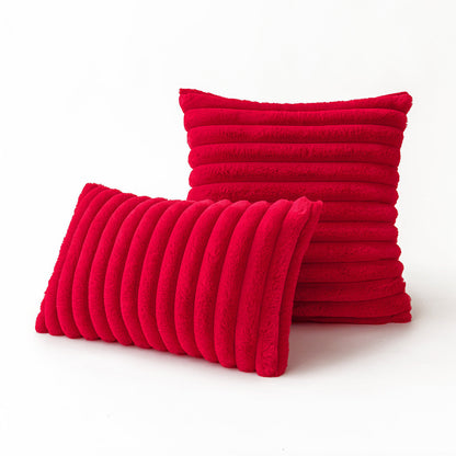 Modern Striped Pillow Cover – Polyester Sofa Cushion Case for Living Room & Bedroom