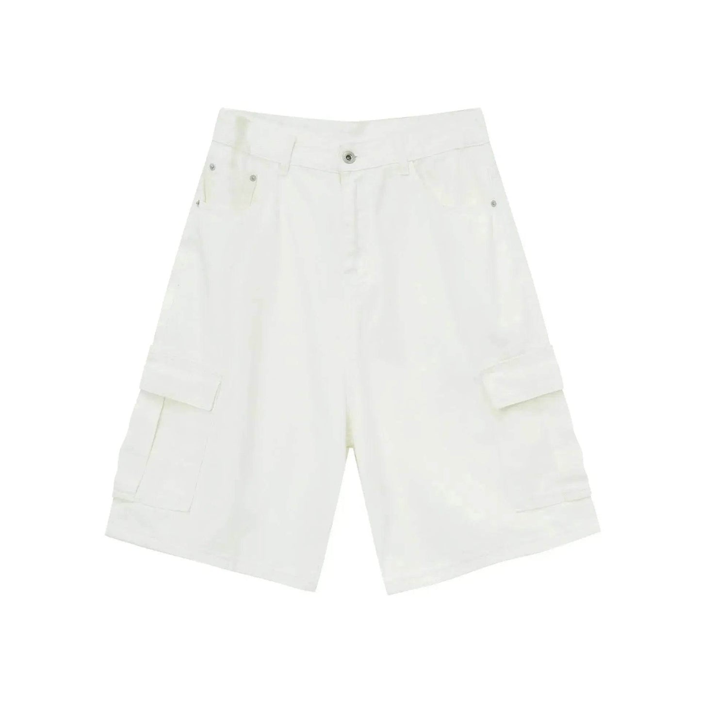 Men's Baggy Dad Shorts Jeans Denim Summer New Straight Wide-leg Workwear Denim Shorts  for Men Loose Leisure All-matching Shorts