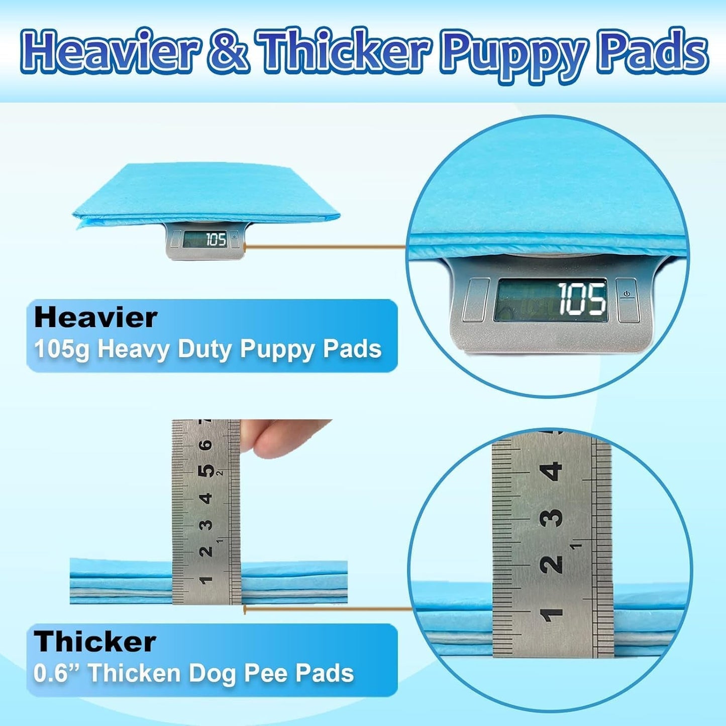 Dog Pee Pads Extra Large 30" X 36", X-Large Puppy Pee Pads Super Absorbent, 30 Count Leak-Proof Disposable Dog Training Pads, Potty Pads for Puppies, Pets, Rabbits, Cats, Doggies