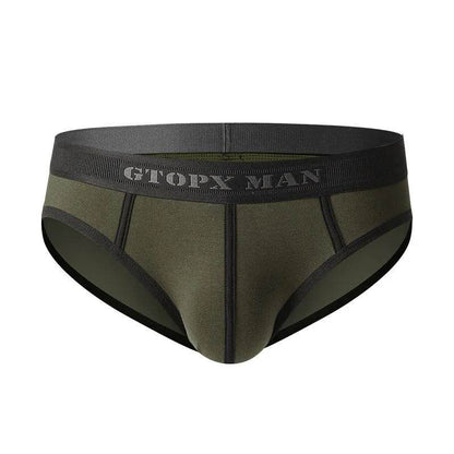 Otopx Thread Cotton Single-layer Elastic Briefs Pant underwear men
