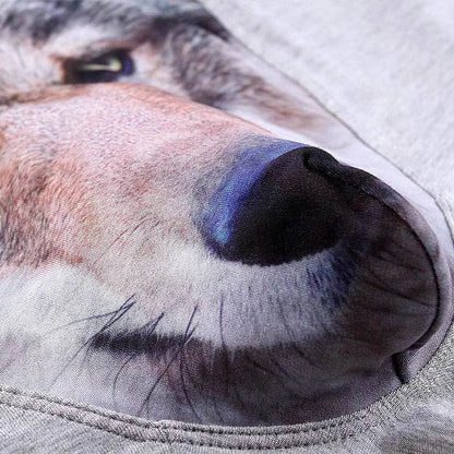 Printed Wolf Head Big Bird  Men's Boxer Briefs Underwear