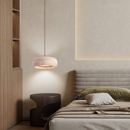 Wabi-Sabi Pendant Light – Minimalist Vintage Bedroom Bedside Hanging Lamp