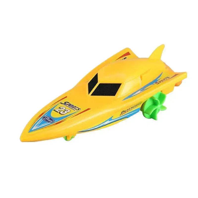Jouets de Bain Bébé Bateau à Moteur Voilier Hors-Bord pour Enfants Cognition des Couleurs Motomarine d'Été