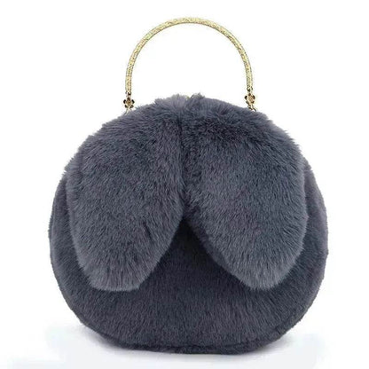 Sac à main en peluche avec chaîne pour petite fille