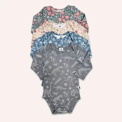 Baby Long-Sleeve Bamboo Onesie | Travel