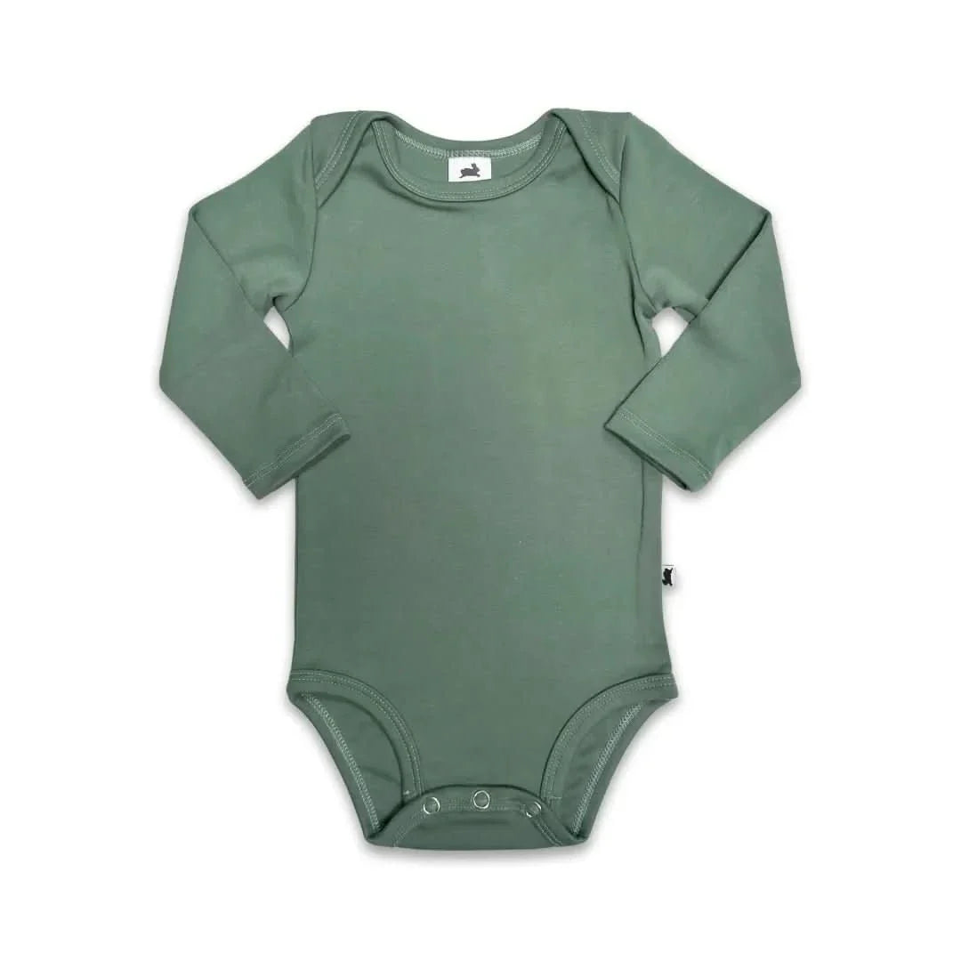 Baby Long-Sleeve Bamboo Onesie | Rose