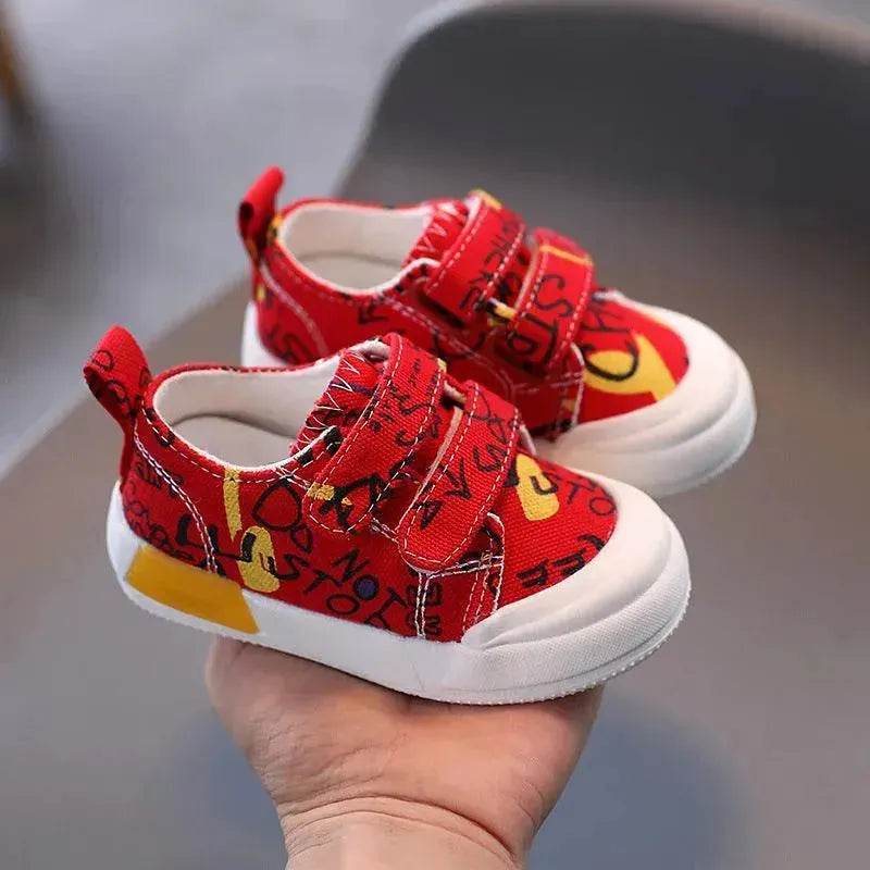 Chaussures Bébé en Toile - Baskets Fille/Garçon 0-2 Ans