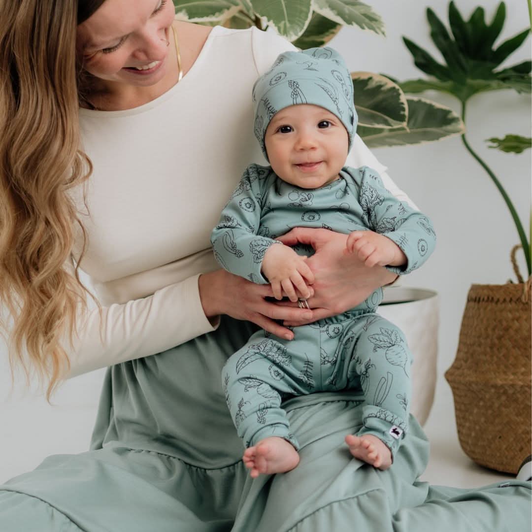 Baby/Kids' Bamboo Beanie | Berry Stripe