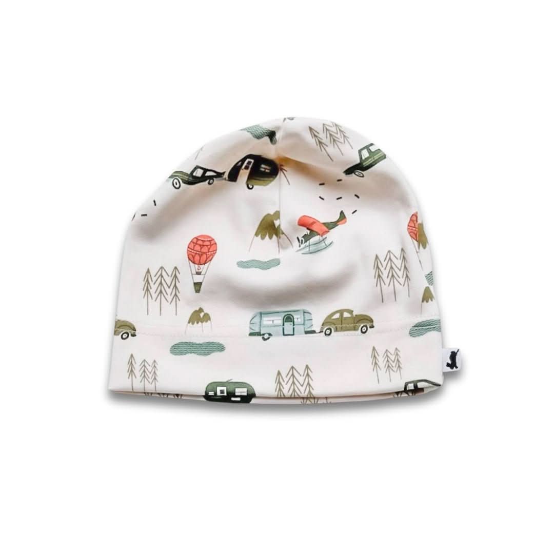 Baby/Kids' Bamboo Beanie | Ditsy Snails