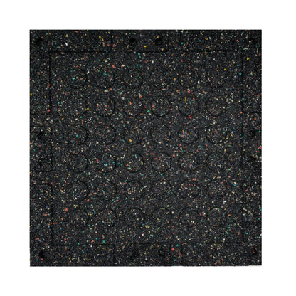 HAJEX Hard Floor Mats for Gym - Pack of 6