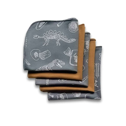 Bamboo Baby Washcloths (Pack Of 5) | Raibow Stripe