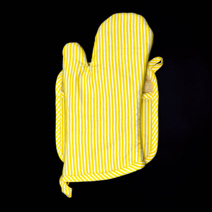 Banker Stripes-Oven Mitt and Pot Holder Set