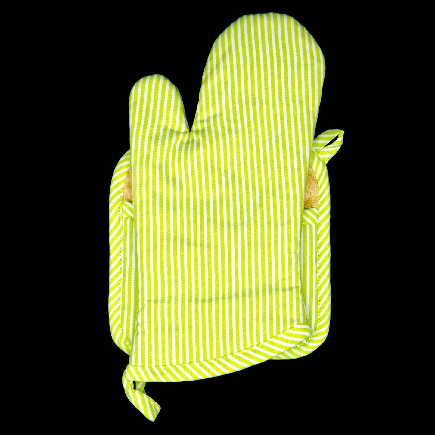 Banker Stripes-Oven Mitt and Pot Holder Set