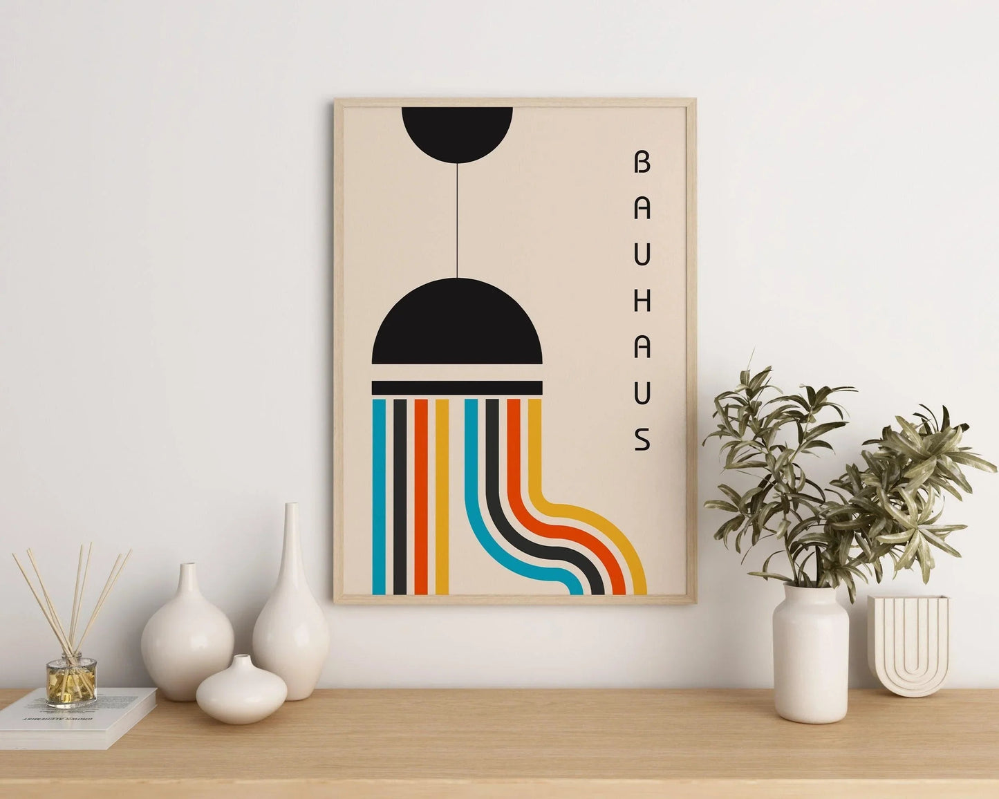 Bauhaus 'The Lamp' Art Print: Mid-Century Modern Giclee