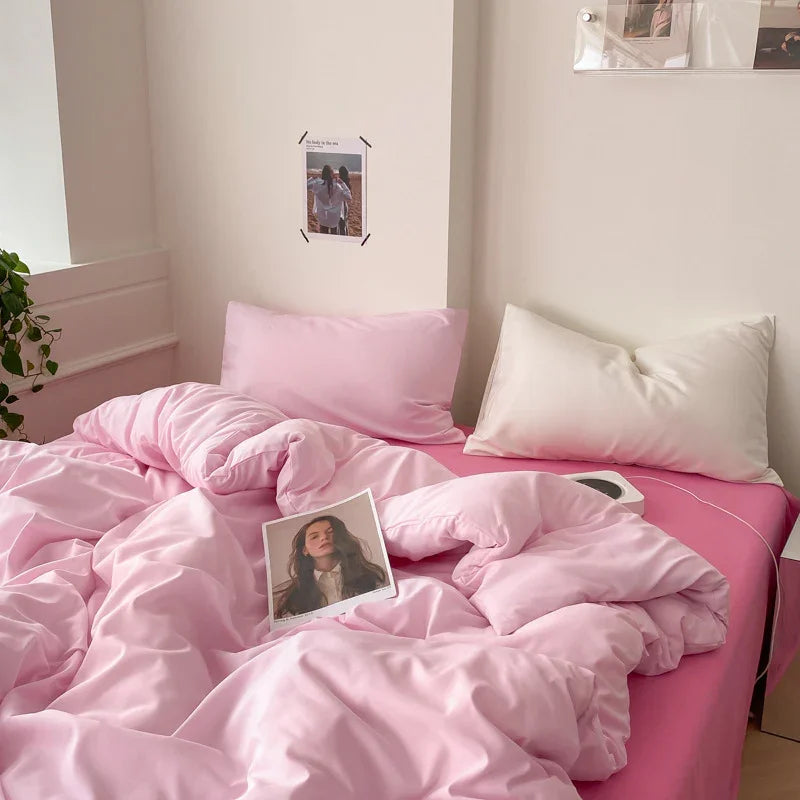Four-piece Cotton Bed Sheet Duvet Cover Duvet Cover Bedding