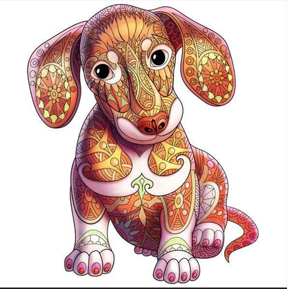 Each Piece Is Animal Shaped Christmas Gift Colorful Elephant Turtle Wooden Jigsaw Puzzles