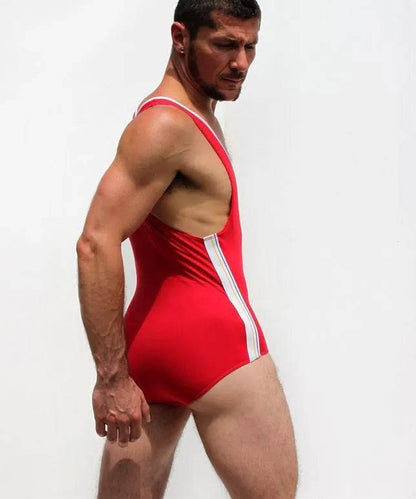 Men's Underwear Underpants One-piece Vest Bodysuit thong