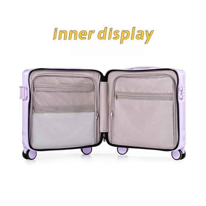 New Fashionable 16 Inch Luggage Case With TSA Customs Lock, 360 Universal Wheel Pull Rod Box, Luggage Universal Wheel Password Box