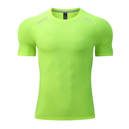 Muscle fit Gym T-shirt exercise shirts men's athletic shirt