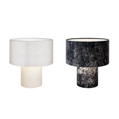 Modern Nordic Fabric Table Lamp – Iron Frame Bedside & Living Room Accent Light