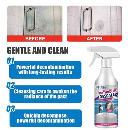 Stainless Steel Cleaner For Bathroom Washbasins, Stain Removal Cleaner For Shower Room Glass Scale, Bathtub Cleaner