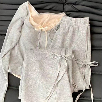 Spring Athleisure wear Sweatsuit Outfit 2pcs