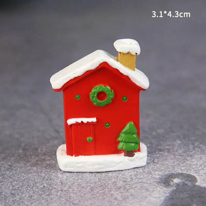 Decorative Resin Ornaments For Christmas Baked Cakes