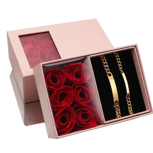 Coffret Cadeau Rose Éternelle