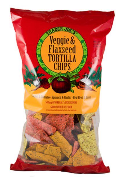 Chips de tortilla aux légumes et aux graines de lin Trader Joe's, 340g