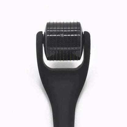 Beard Roller Microneedle Frosted Black Titanium Alloy Needle