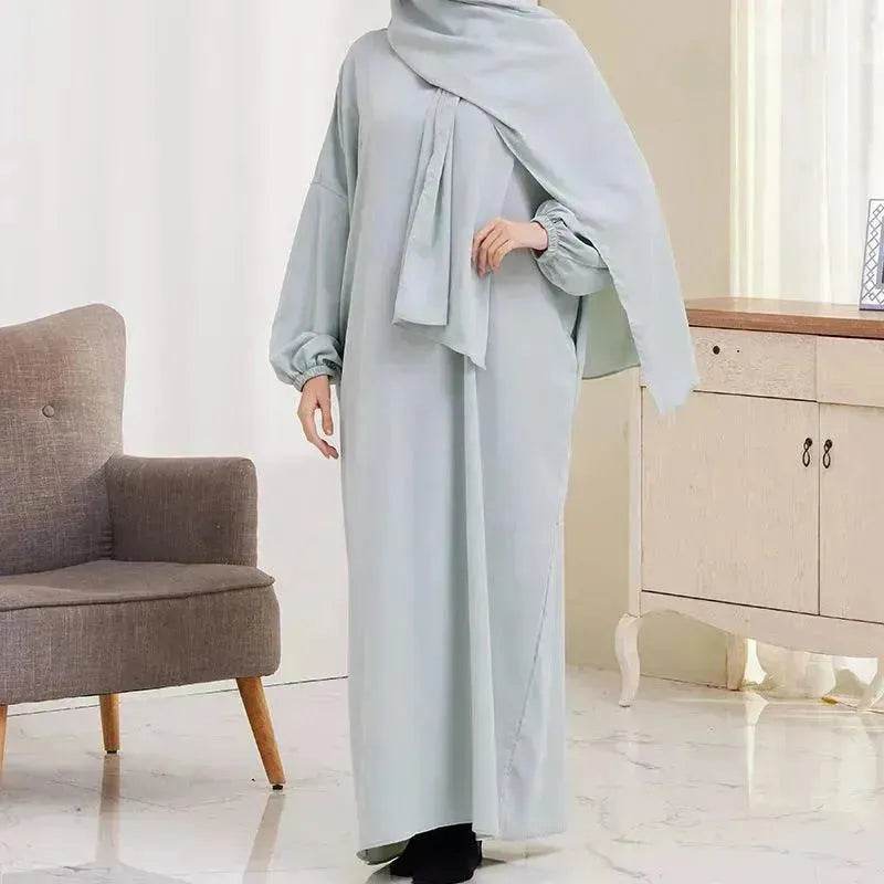 Casual Plain Everyday Abaya for ArabArabic Women  Kaftan Abaya for  Umrah and Haji.
