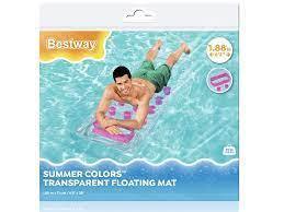Tapis flottant transparent Bestway Summer Colors