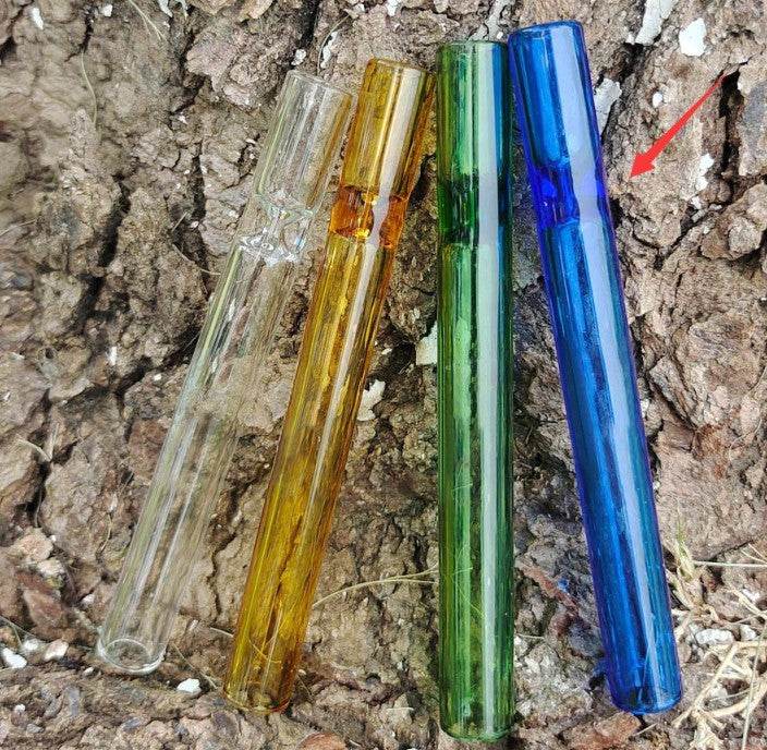 High Bay Silicon Glass Cigarette Holder Hookah Accessories Color Random