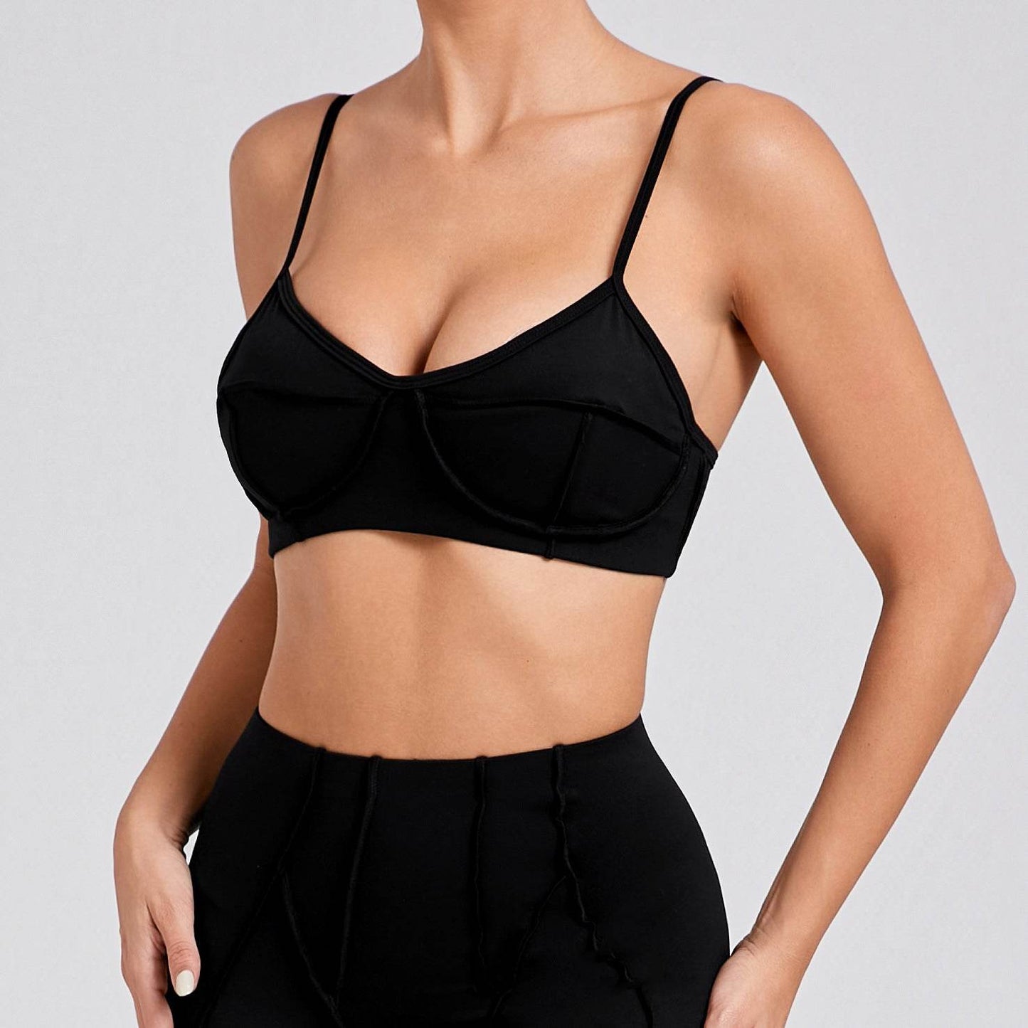 Soutien-gorge de sport maintien élevé pour la salle de sport, le yoga et l'exercice