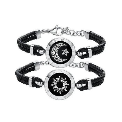 Lovers Sun & Moon Smart Sensing Couple Bracelet