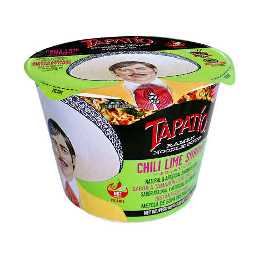 Bol de Ramen Tapatio saveur crevettes au piment et au citron vert, 110 g
