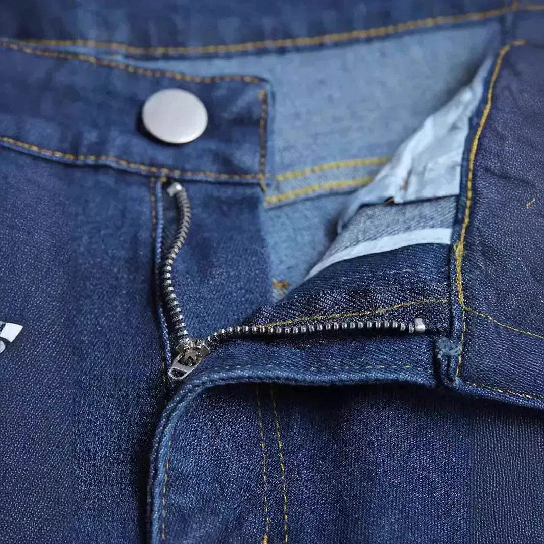 Stretch Denim Men's Pants Skinny Mid Waist jeans men work jeans for men Slim fit Denim pant for men skinny stretchy Denim jeans pant